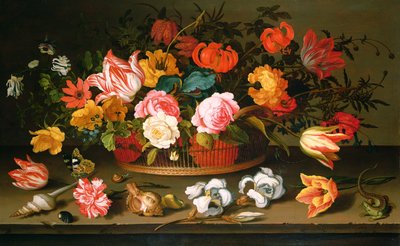 Cesto di fiori, 1625 da Balthasar van der Ast